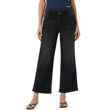 HUDSON Jeans womens Rosalie High-Rise Wide Leg Ankle Jean, 25