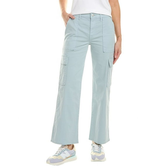 HUDSON Jeans womens  Rosalie Light Grey High-Rise Wide Leg Jean, 24, Grey