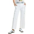 thumbnail image 1 of HUDSON Jeans womens  Rosalie White High-Rise Wide Leg Cargo Jean, 33, White, 1 of 3
