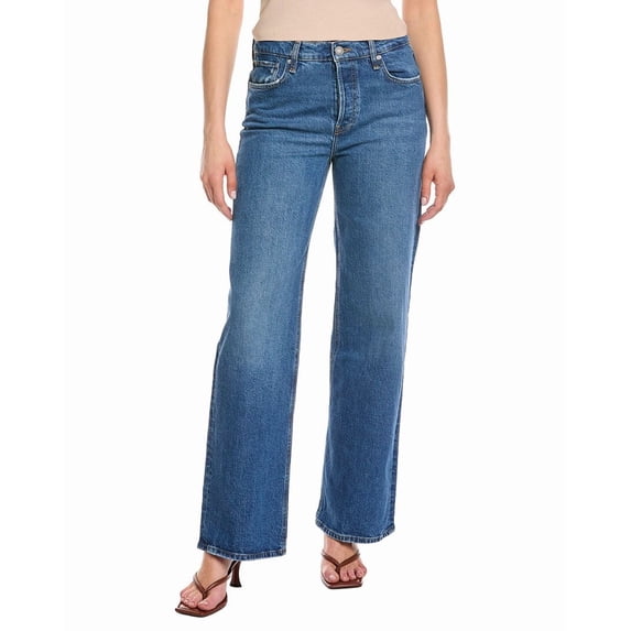 HUDSON Jeans womens Rosie High-Rise Voila Wide Leg Jean, 27, Blue