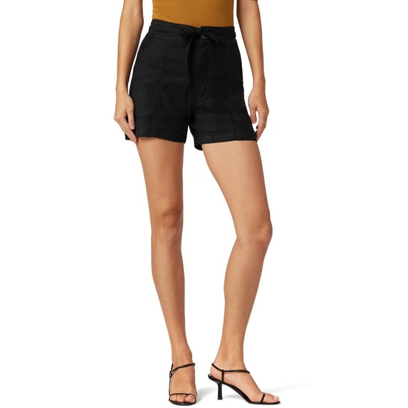 HUDSON Jeans womens Tie Waist Short Black Beauty Jean, 32