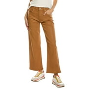 HUDSON Jeans womens  Tobacco High-Rise Wide Leg Jean, 24, Brown