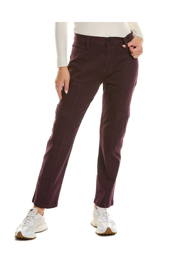 womens  Winetasting Utility Cargo Jean, 24, Purple