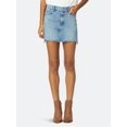 thumbnail image 1 of HUDSON Womens Blue Frayed Short Pencil Skirt 29 Waist, 1 of 3