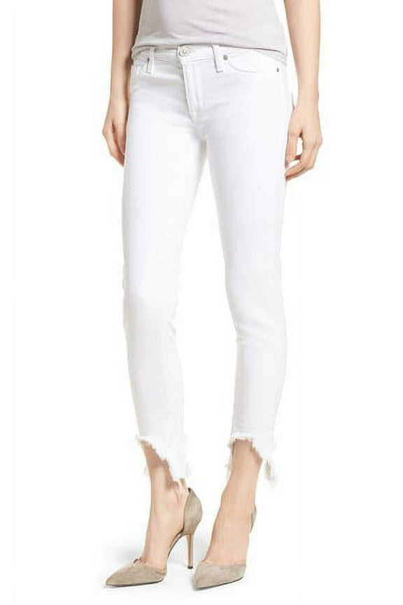 HUDSON Womens Mid Rise Skinny Crop Jeans;27