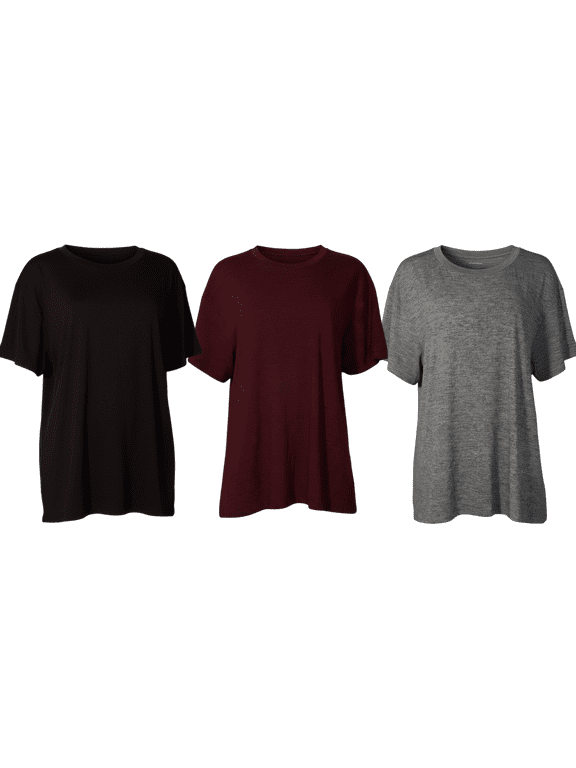 Boyfriend Active Layer Tee (Black, Small / Medium)