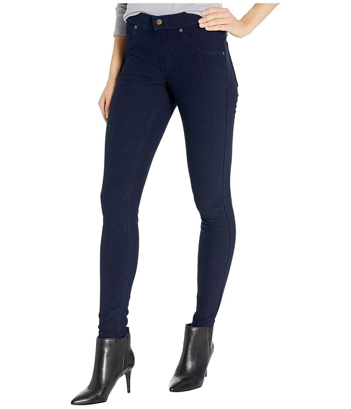  HUE Womens Ultra Soft Fleece Lined Denim Leggings