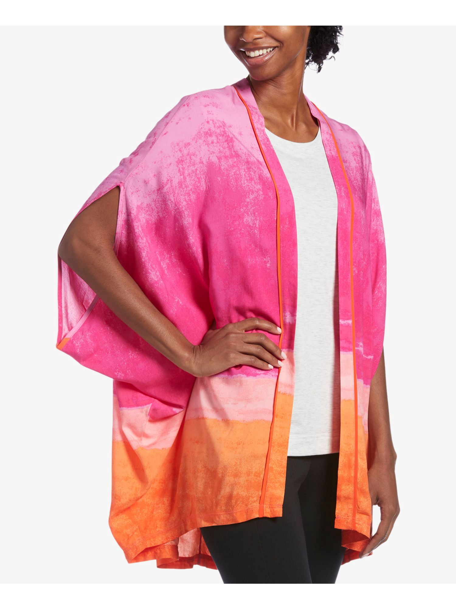 Brandclub - Intimates Pink Printed Sleepwear Robe Size: L