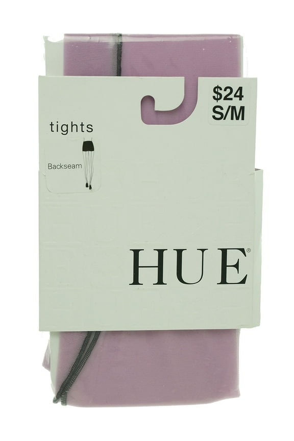 Women's Backseam Sheer Tight with Sole Detail S/M, Pink Cloud