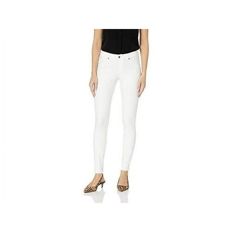 HUE womens Essential Denim Capri Leggings, White, X-Large US at   Women's Jeans store