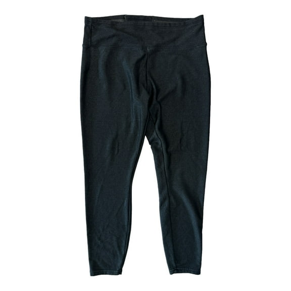 HUE Women's Soft Furry-Lined Comfort Stretch Denim Legging (Black, M)