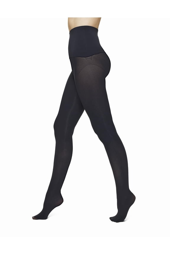 Women's Tights Yoga Waistband Black 4 New