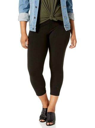 Hue womens Wide Waistband Blackout Cotton Capri Leggings, Assorted Hosiery,  Black, X-Small US : : Clothing, Shoes & Accessories