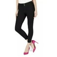 thumbnail image 1 of HUE Womens Black Skinny Pants Size: L, 1 of 1