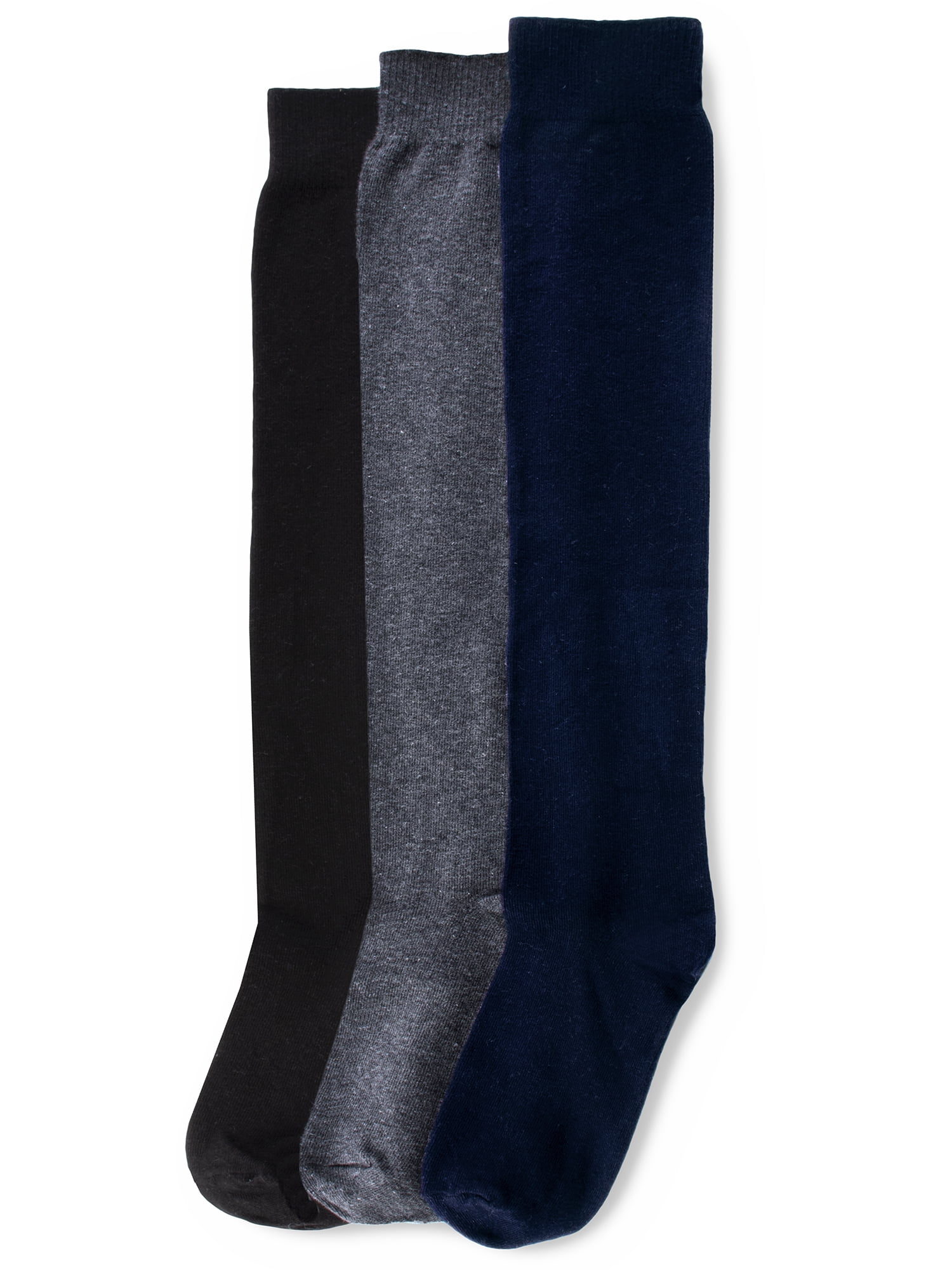 HUE Women's Cotton Blend Trouser Knee High Socks 3-Pack