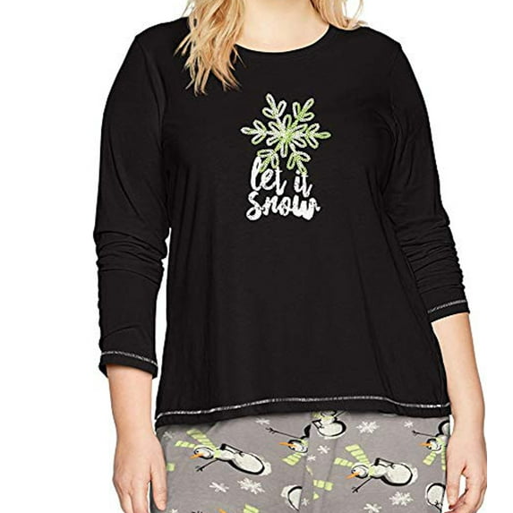 HUE Womens Let it Snow Tee