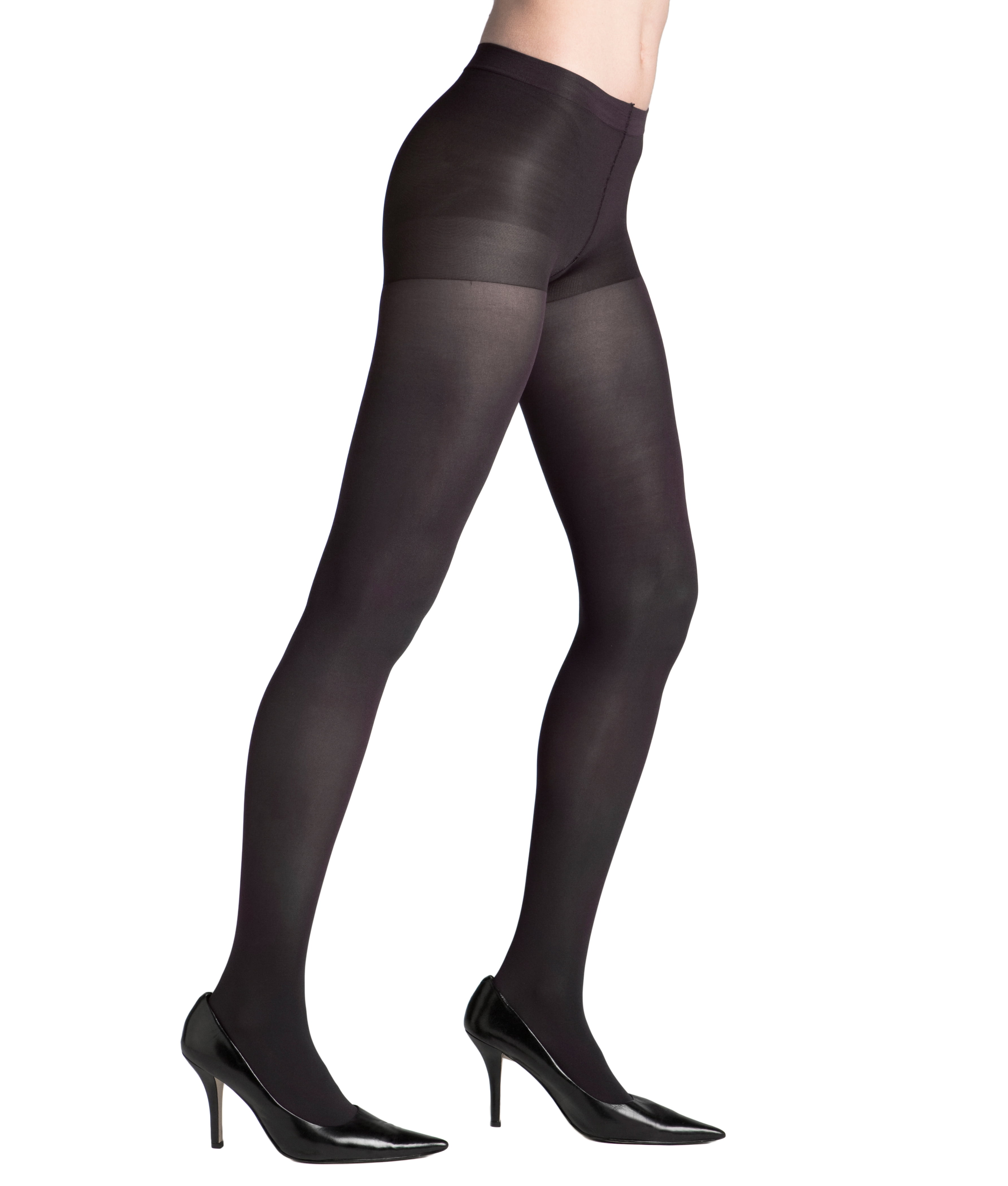 HUE Womens Opaque Control Top Tights Style 4690
