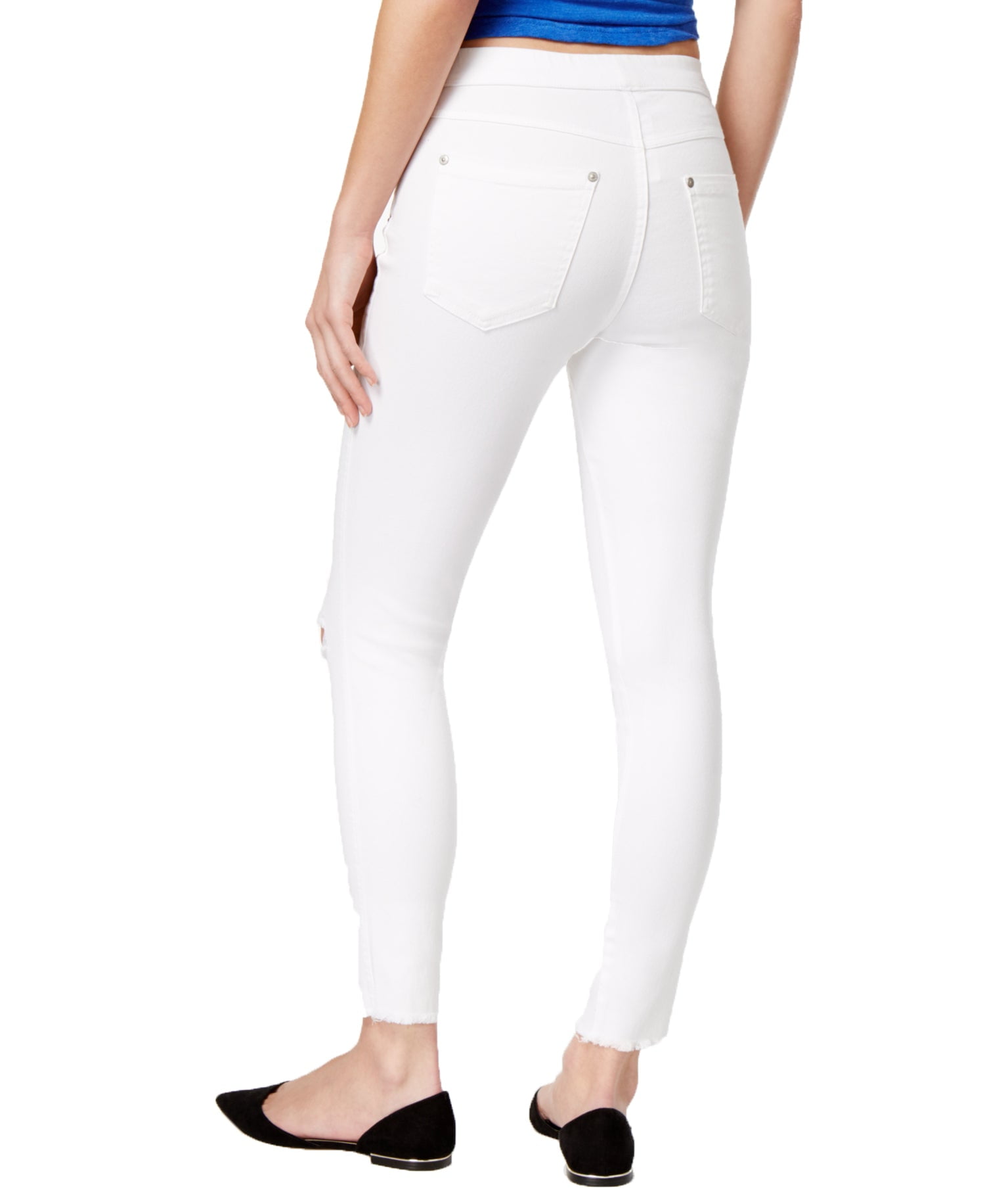 Hue ripped knee denim leggings hotsell
