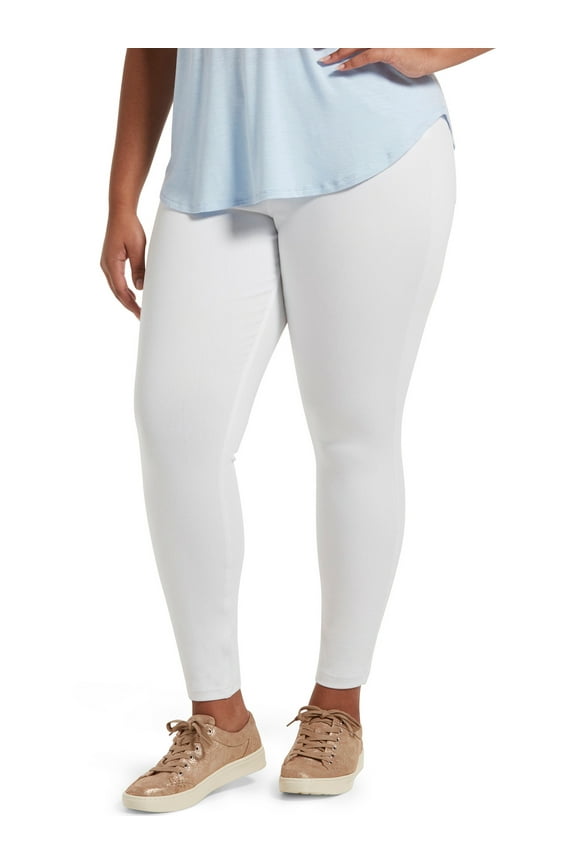 Womens Plus Size High-Waist Denim Leggings Style-U20652X