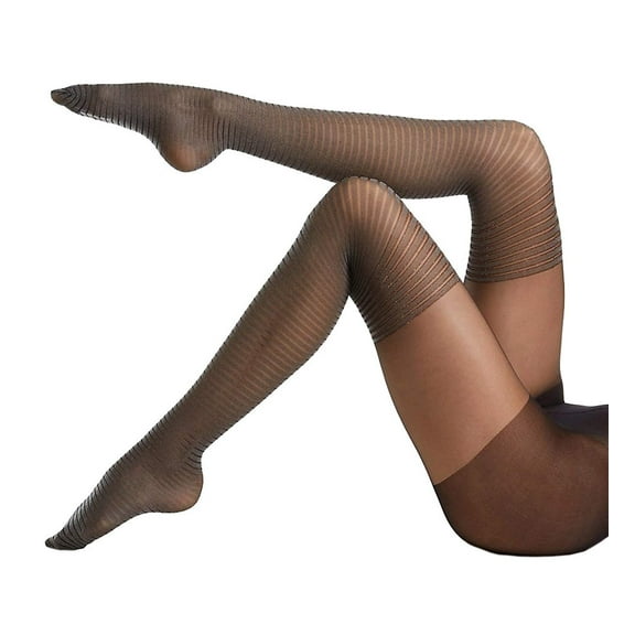 HUE Womens Shimmer Stripe Tights