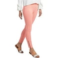 thumbnail image 1 of HUE Women s Simply Stretch Ankle Zip Leggings Fennel Medium, 1 of 2