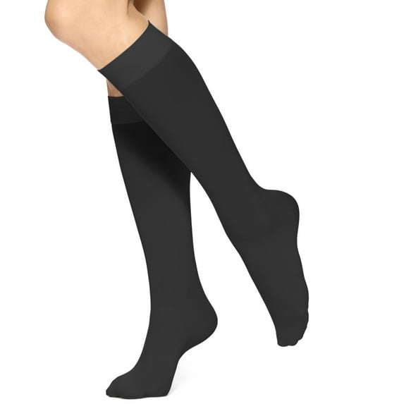HUE Womens Soft Opaque Knee Socks Style-5304