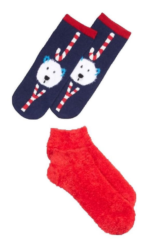 Womens Ultra Comfy Xmas Festive Design Ankle Socks Gift Box Set 1 Pair