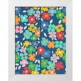 thumbnail image 1 of HUE and MI and Sangita 12x14 White Modern Wood Framed Museum Art Print Titled - Flowers, 1 of 4