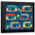 thumbnail image 1 of HUE and MI and Sangita 15x15 Black Modern Framed Museum Art Print Titled - Rickshaw, 1 of 5