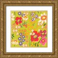 thumbnail image 1 of HUE and MI and Sangita 15x15 Gold Ornate Wood Framed with Double Matting Museum Art Print Titled - Forest Flowers, 1 of 4