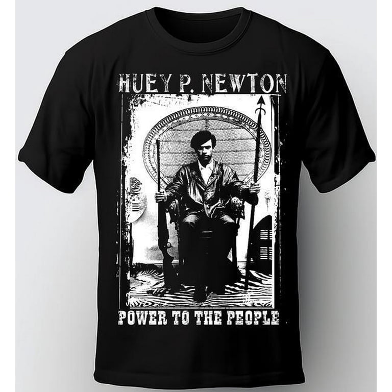 HUEY P. NEWTON T SHIRT. COLOR BLACK. REPARATION TEES BLACK POWER TEE FBA SHIRT Walmart
