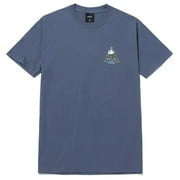 HUF Men's Blvd Triple Triangle Graphic Tee T-Shirt - Slate (Small)