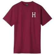 HUF Men's Essentials Classic H Graphic Tee T-Shirt - Brick (Small)