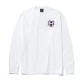 thumbnail image 1 of HUF Men's Giga Melted Long Sleeve Tee T-Shirt (Medium, White), 1 of 4