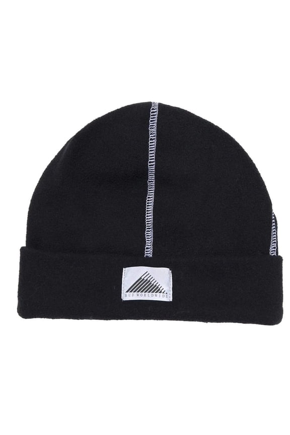 Men's Mountain Thermal Fleece Beanie (Black)
