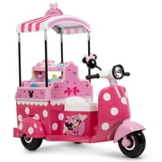 Huffy 6V Disney Minnie Mouse Bakery Kart Ride-On, Ages 3-7, Kids, Pink