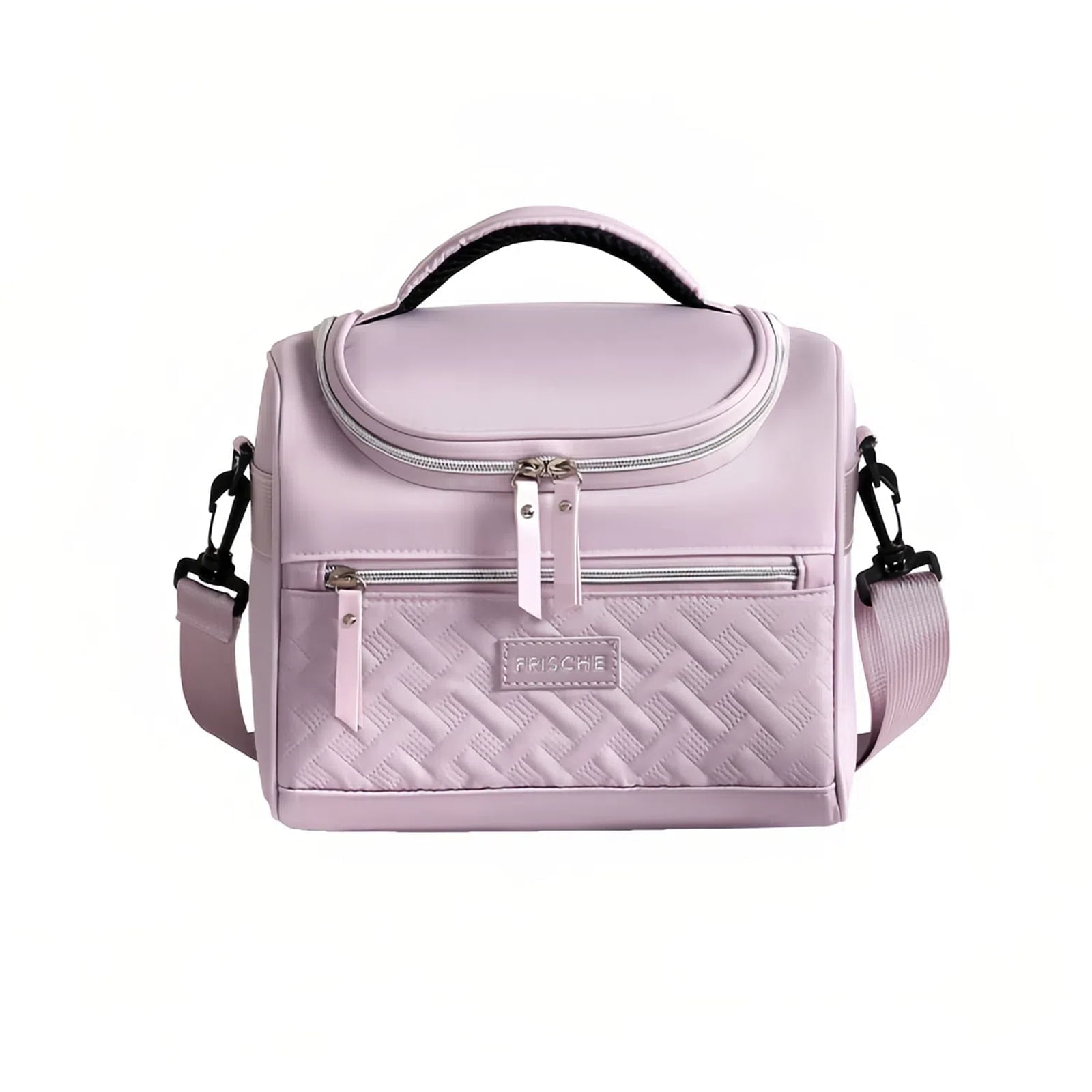 HUFIDA Purple Lunch Bag, Insulated Cooler Tote, Reusable 8L Food Carry ...