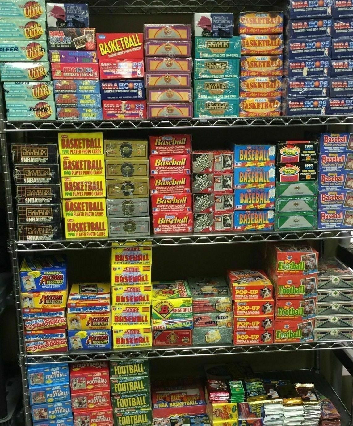 SUPERIOR SPORTS INVESTMENTS HUGE LOT: 100 Unopened Basketball Cards in Factory Sealed Packs of NBA Cards
