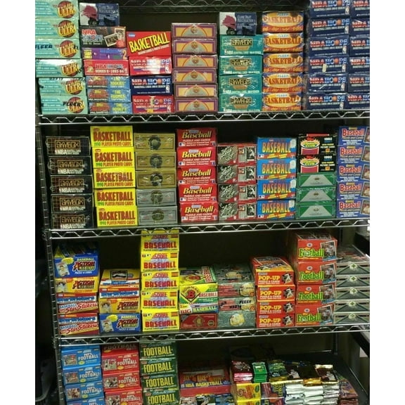 HUGE LOT: 300 Unopened Basketball Cards in Factory Sealed Packs of NBA Cards