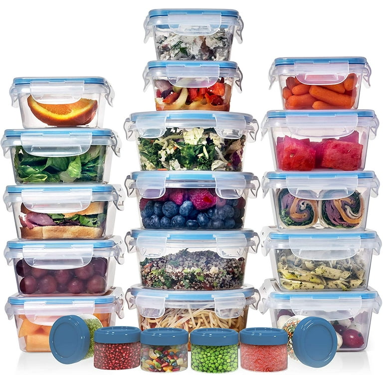 144 PACK] 32 oz Twist Top Storage Deli Containers - Airtight Reusable  Plastic Food Storage Canisters with Twist & Seal Lids, Leak-Proof - Meal  Prep, Lunch, Togo, Stackable, BPA-Free Snack Containers 