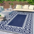 HUGEAR Outdoor Rugs for Patios Clearance 5'x8' Waterproof Area Rugs