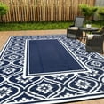 thumbnail image 1 of HUGEAR Outdoor Rugs for Patios Clearance 5'x8' Waterproof Area Rugs Plastic Straw Rugs, Camping RV Rugs for outside, Pool, Deck, Porch, Balcony Rug, 1 of 8