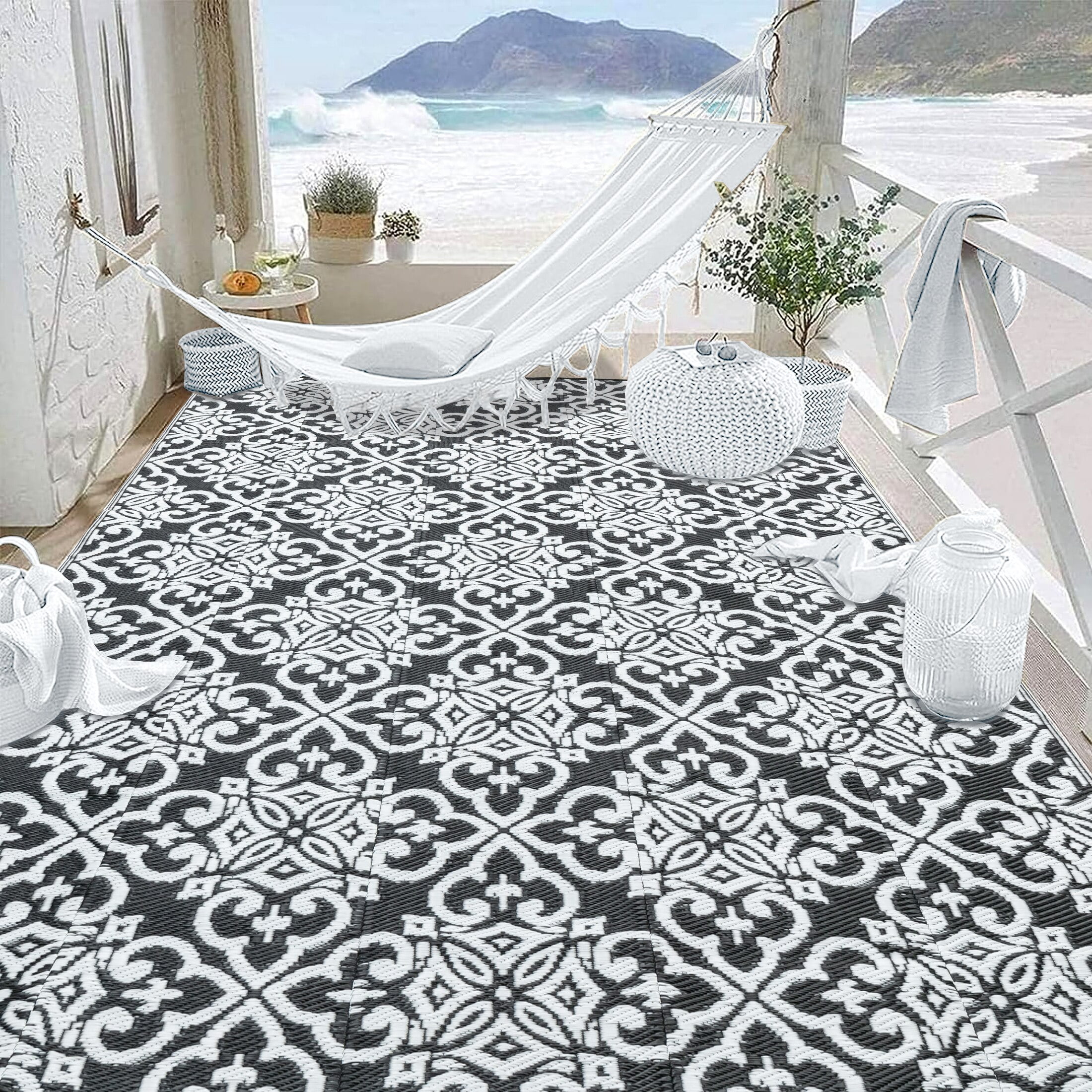 https://i5.walmartimages.com/seo/HUGEAR-Outdoor-Rugs-on-Sale-Clearance-Patio-Rugs-Waterproof-Plastic-Straw-Rugs-Camping-Rugs-Porch-Balcony-Deck-Pool-Rugs-Black-White-5-x8_d256ff46-6cb7-4016-afcd-cc9b7c9a532f.0bfc4cf7138820d9c244b7b68710677d.jpeg