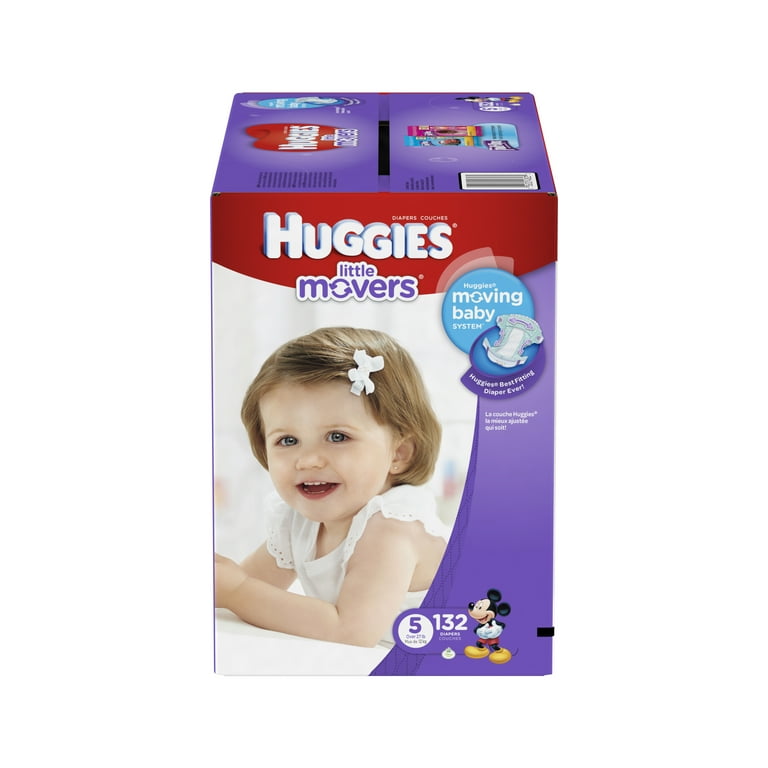 Huggies Little Movers Plus Diapers Size 3, 198count, 46 OFF