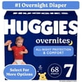 thumbnail image 1 of Huggies Overnites Nighttime Baby Diapers, Size 7 (41+ lbs), 68 Count (Select for More), 1 of 16