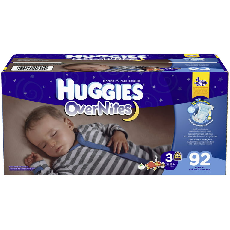 HUGGIES OverNites Diapers (Choose Size and Count) 