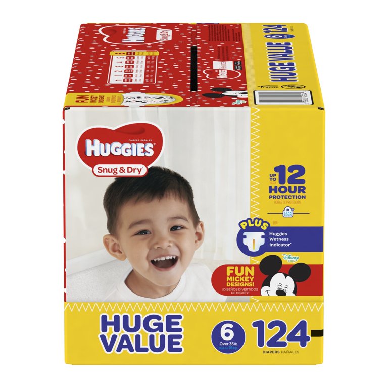 Luvs Diapers Size 6 124 Count 