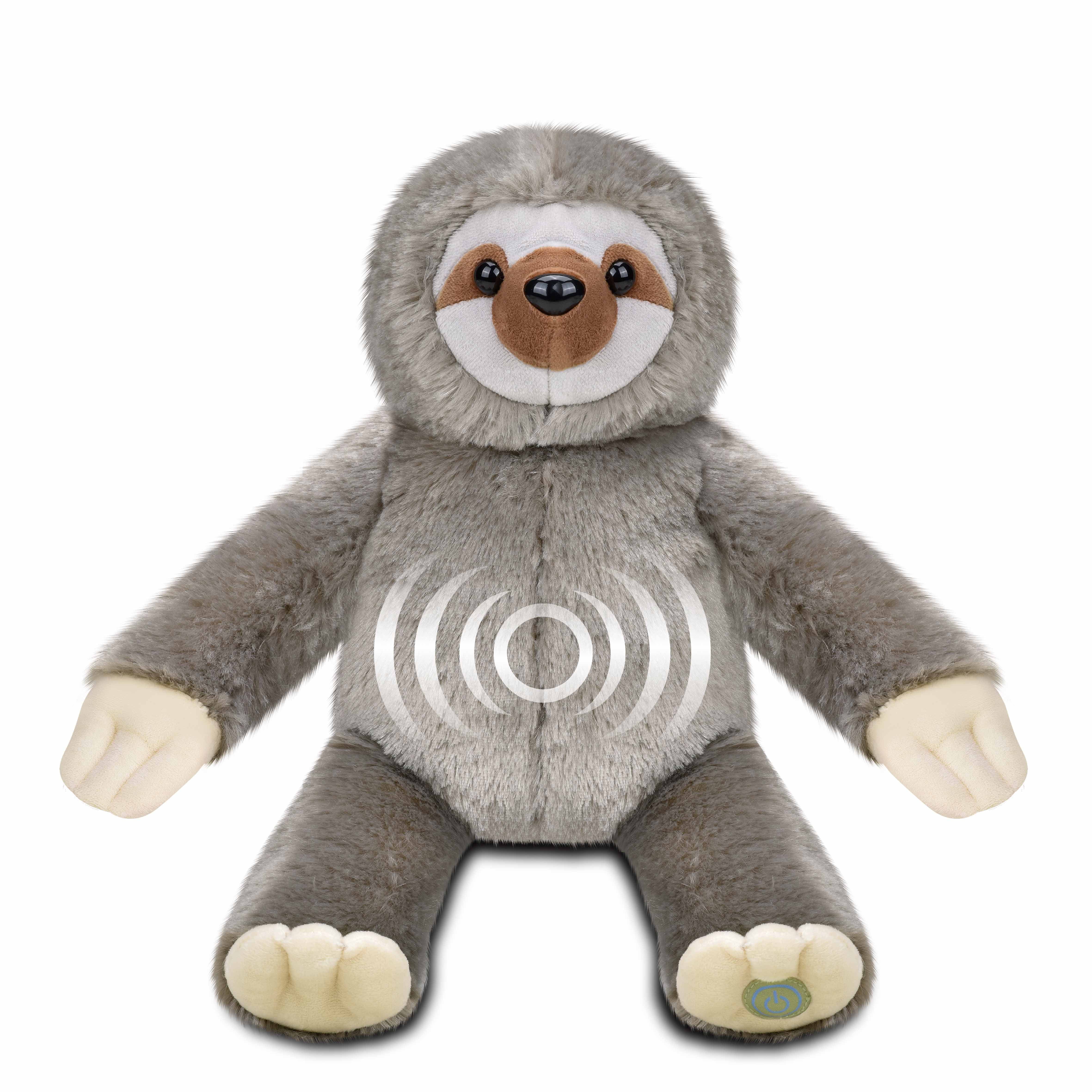 Health Touch Huggable Massager Gift with Relaxing Vibration, for Neck and Back Massager - Sloth