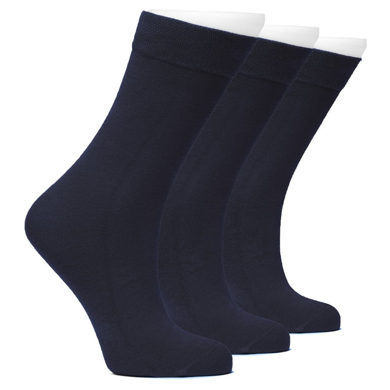 Navy Blue Solid - A Navy Blue Solid Men's Dress Sock