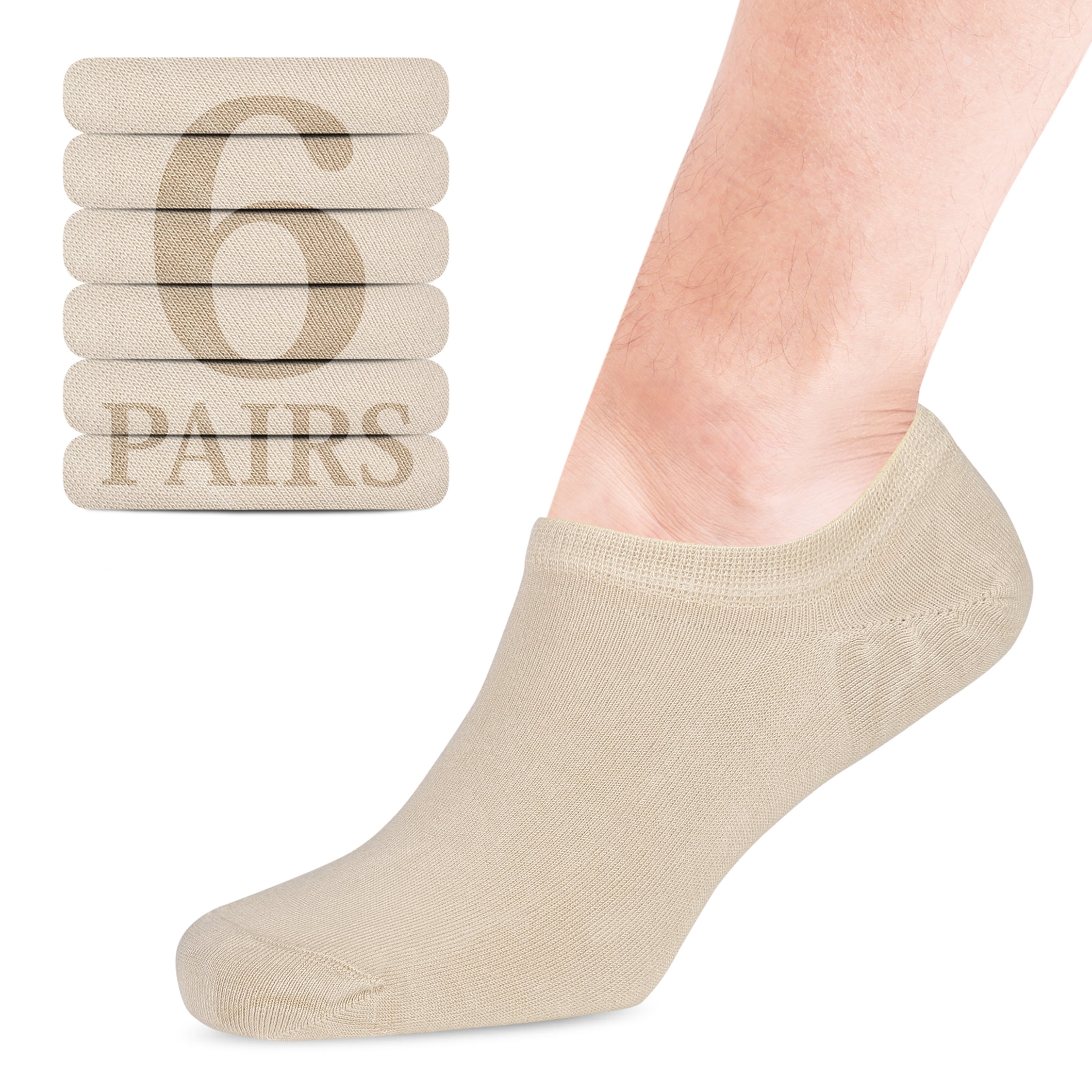 Invisible Socks Flesh Coloured Trainer Socks No Show Socks